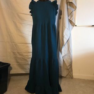 Blue-Green Long Dress / Universal Thread/ small